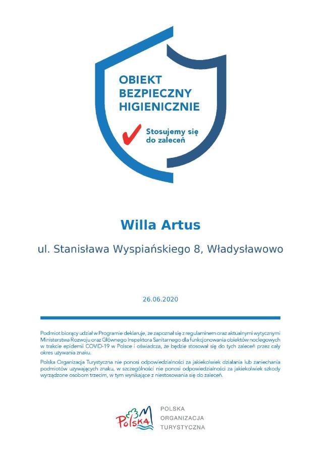 Willa Artus Władysławowo Exterior foto